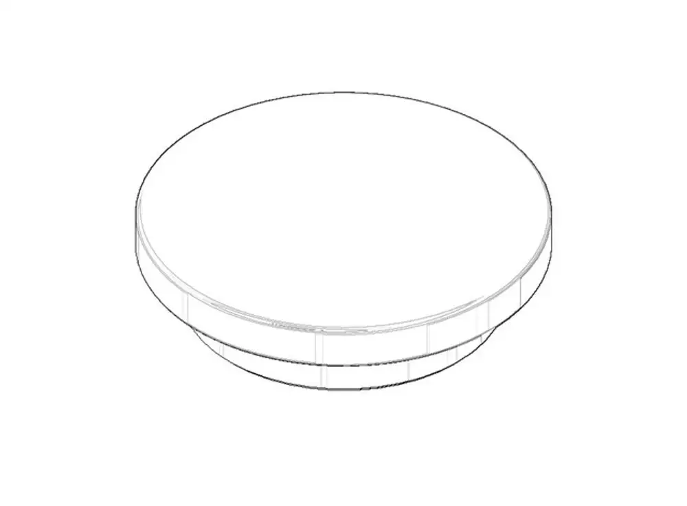 DORNBRACHT Abdeckung ERSATZTEILE 092071003 D. 36 x 9,5 mm Weiß matt, 092071003-10 Galeriebild 1